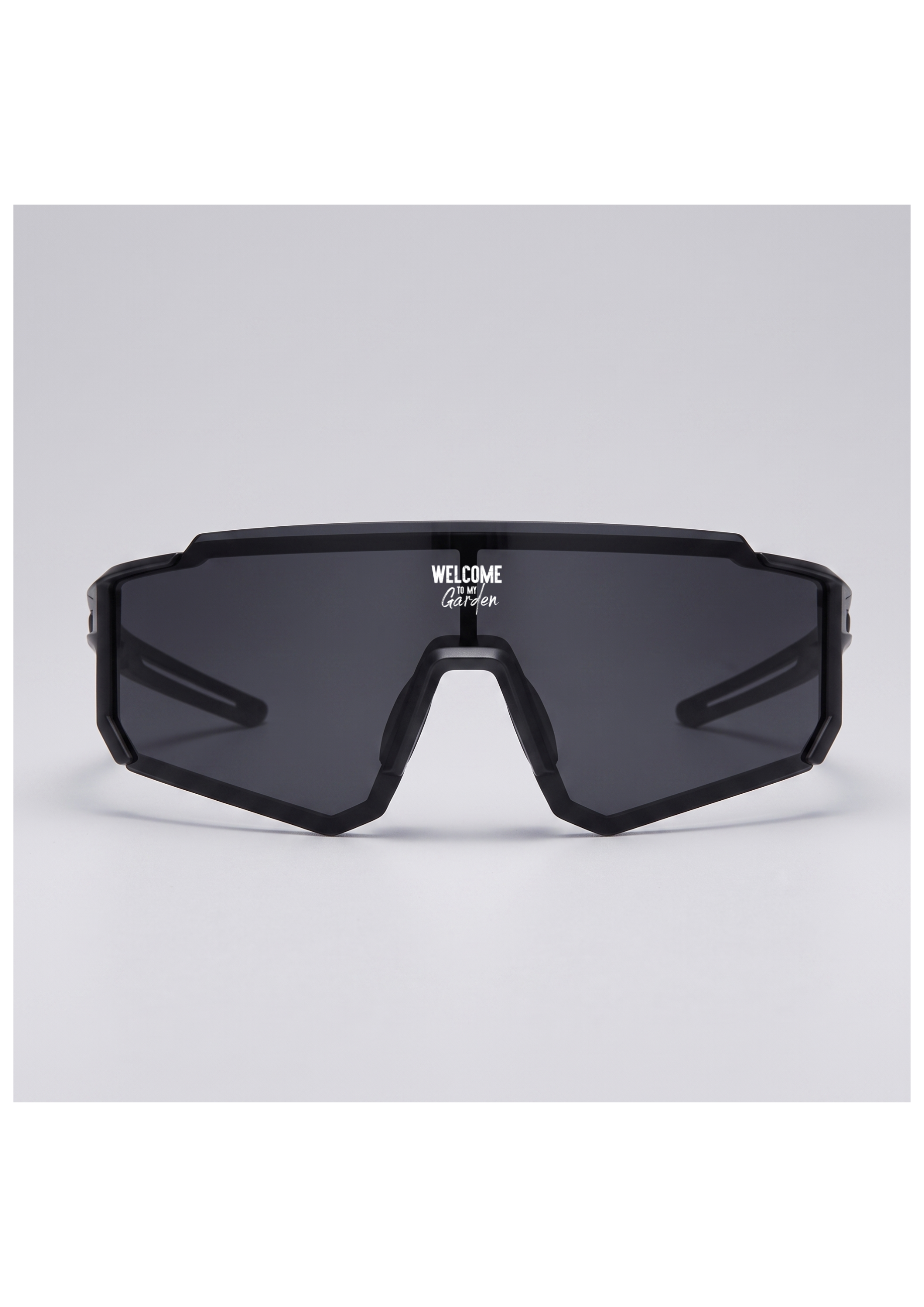 WTMG Laufbrille Golden Hour - Frontalansicht mit Original-Logo
