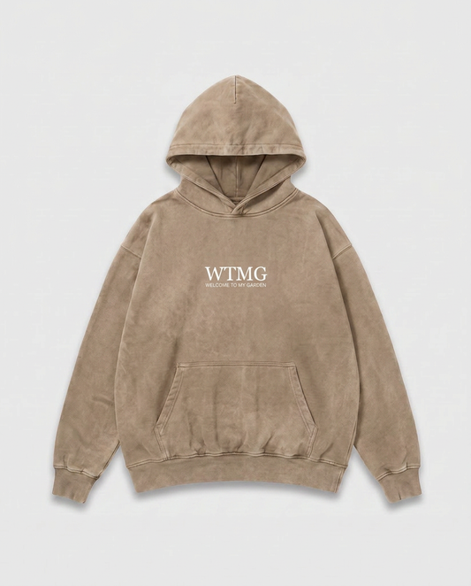 WTMG Hoodie Welcome To My Garden - Chalk Dust - Weißer Druck