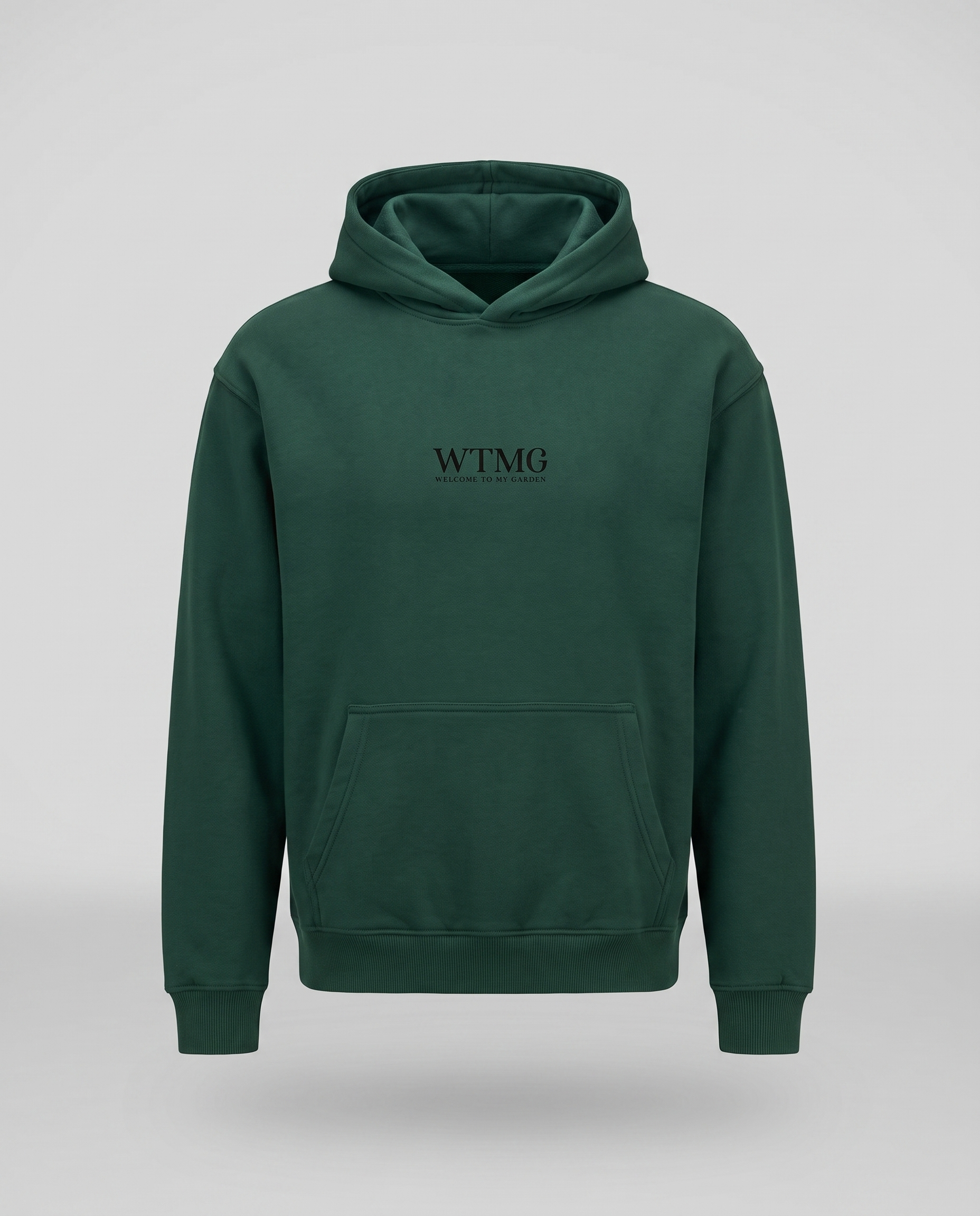 WTMG Vintage Heavy Hoodie - Flaschengrün