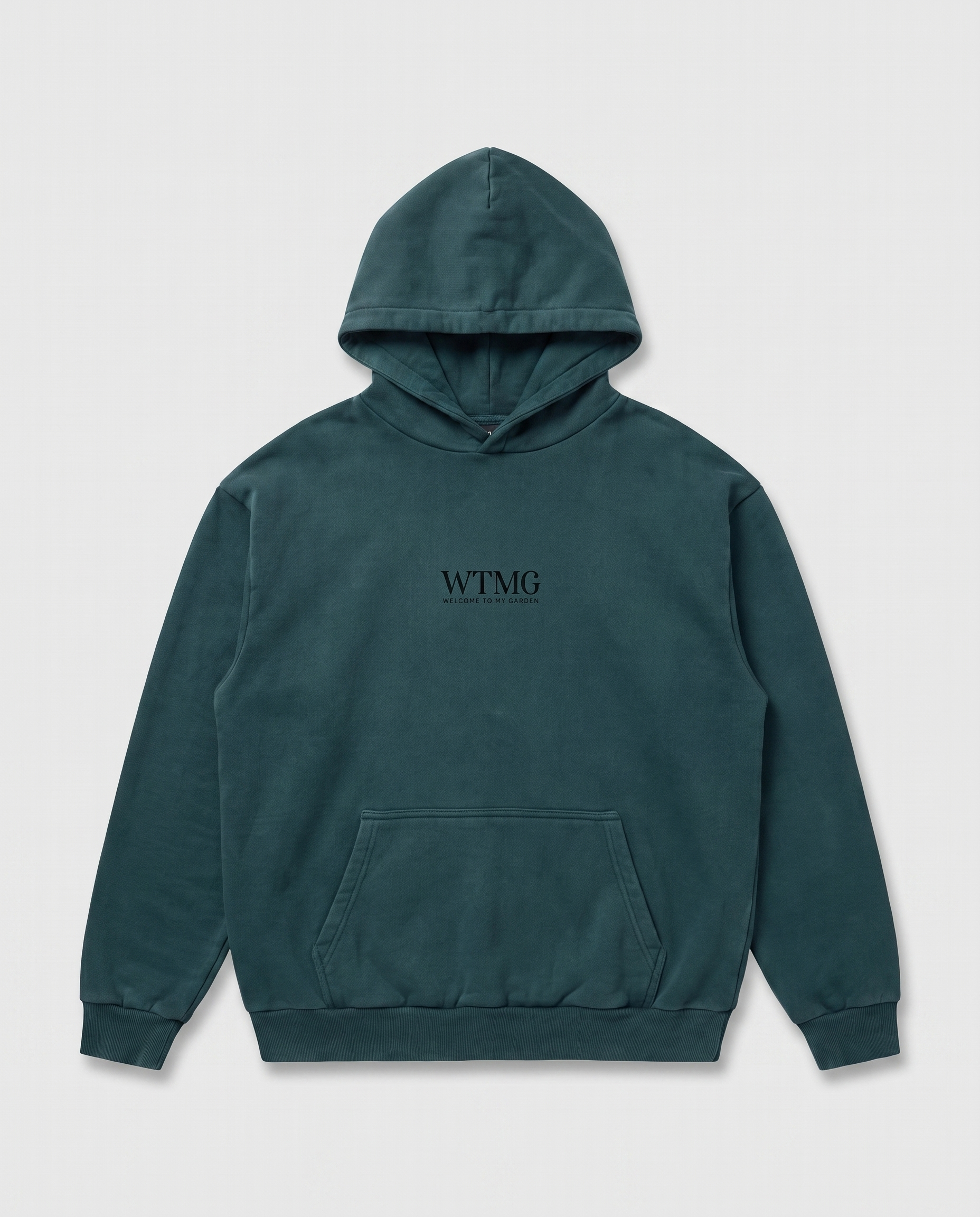 WTMG Hoodie Welcome To My Garden - Bottle Green - Schwarzer Druck