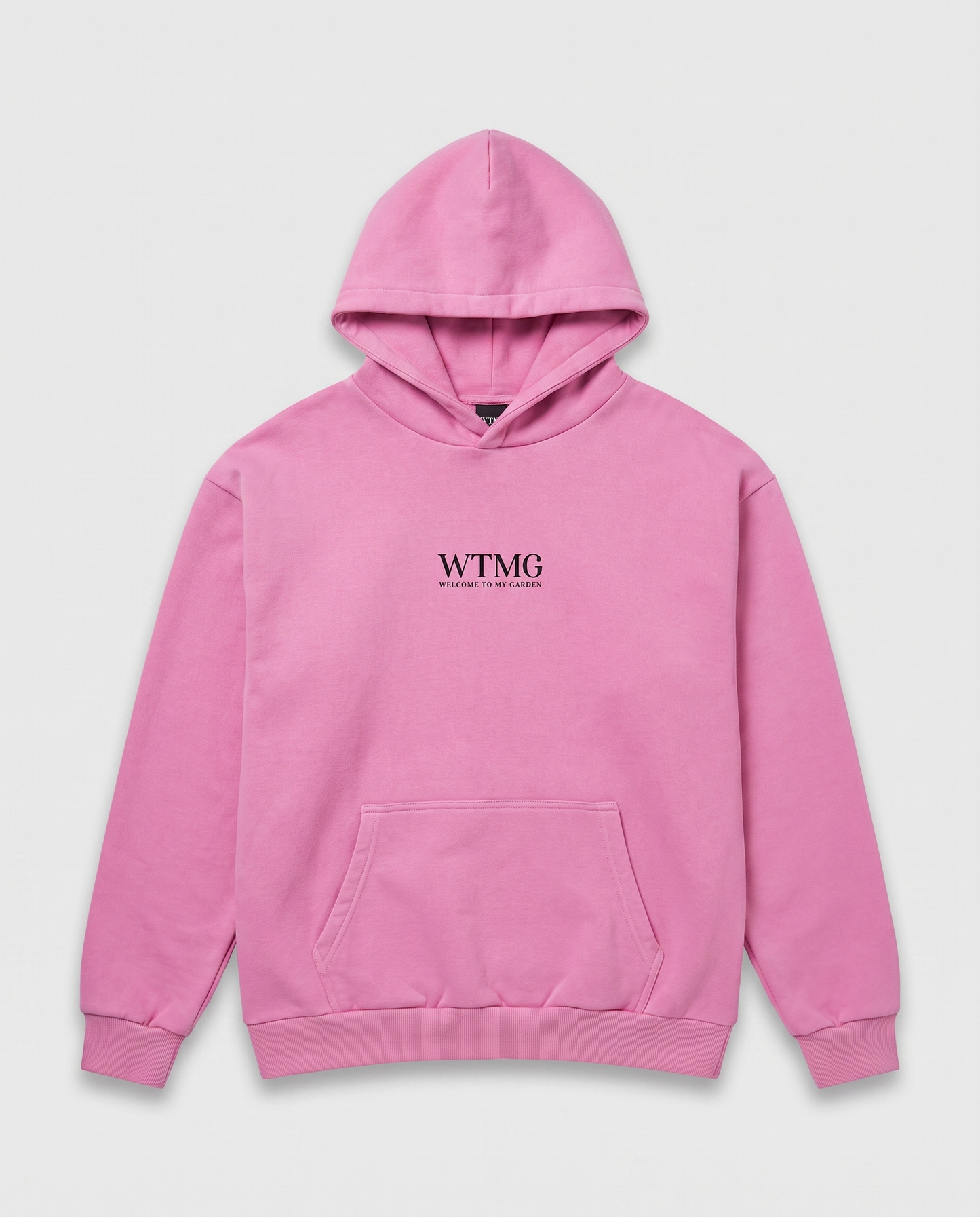 WTMG Hoodie Welcome To My Garden - Cool Pink - Schwarzer Druck