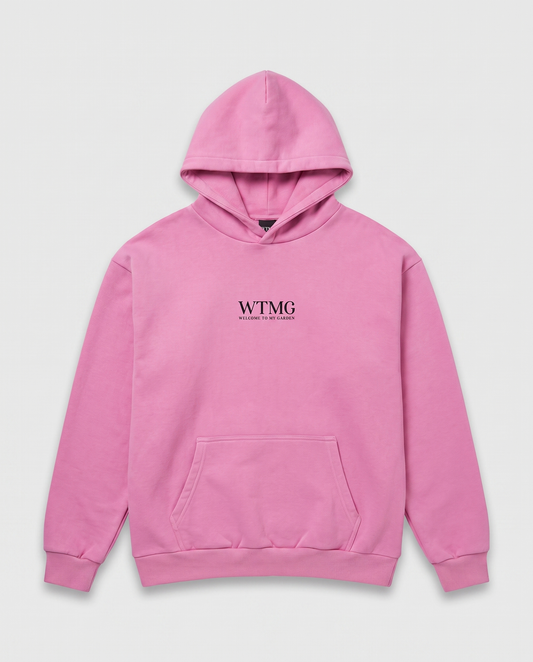 WTMG Hoodie Welcome To My Garden - Cool Pink - Schwarzer Druck