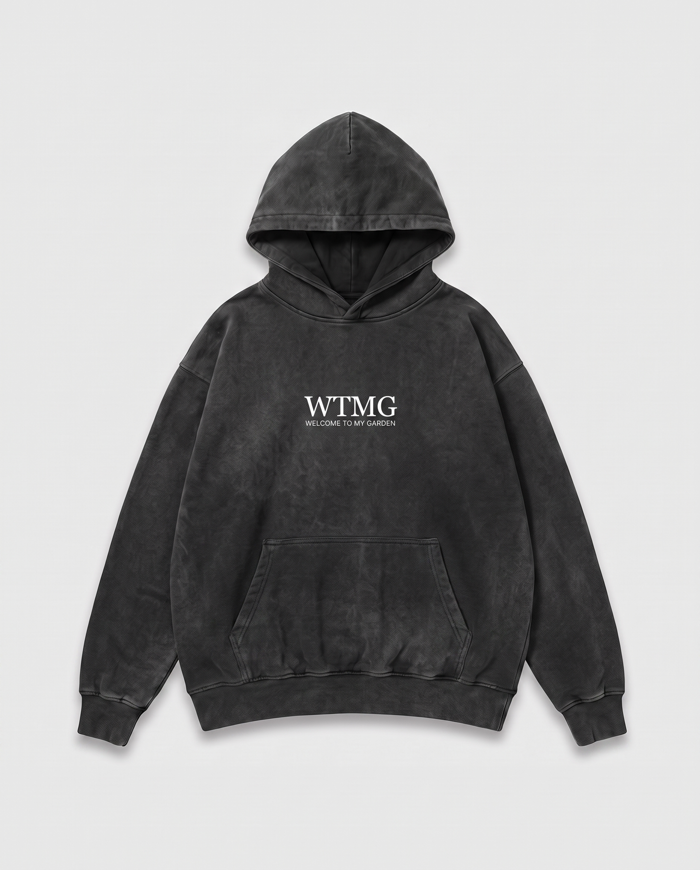 WTMG Hoodie Black Weißer Druck
