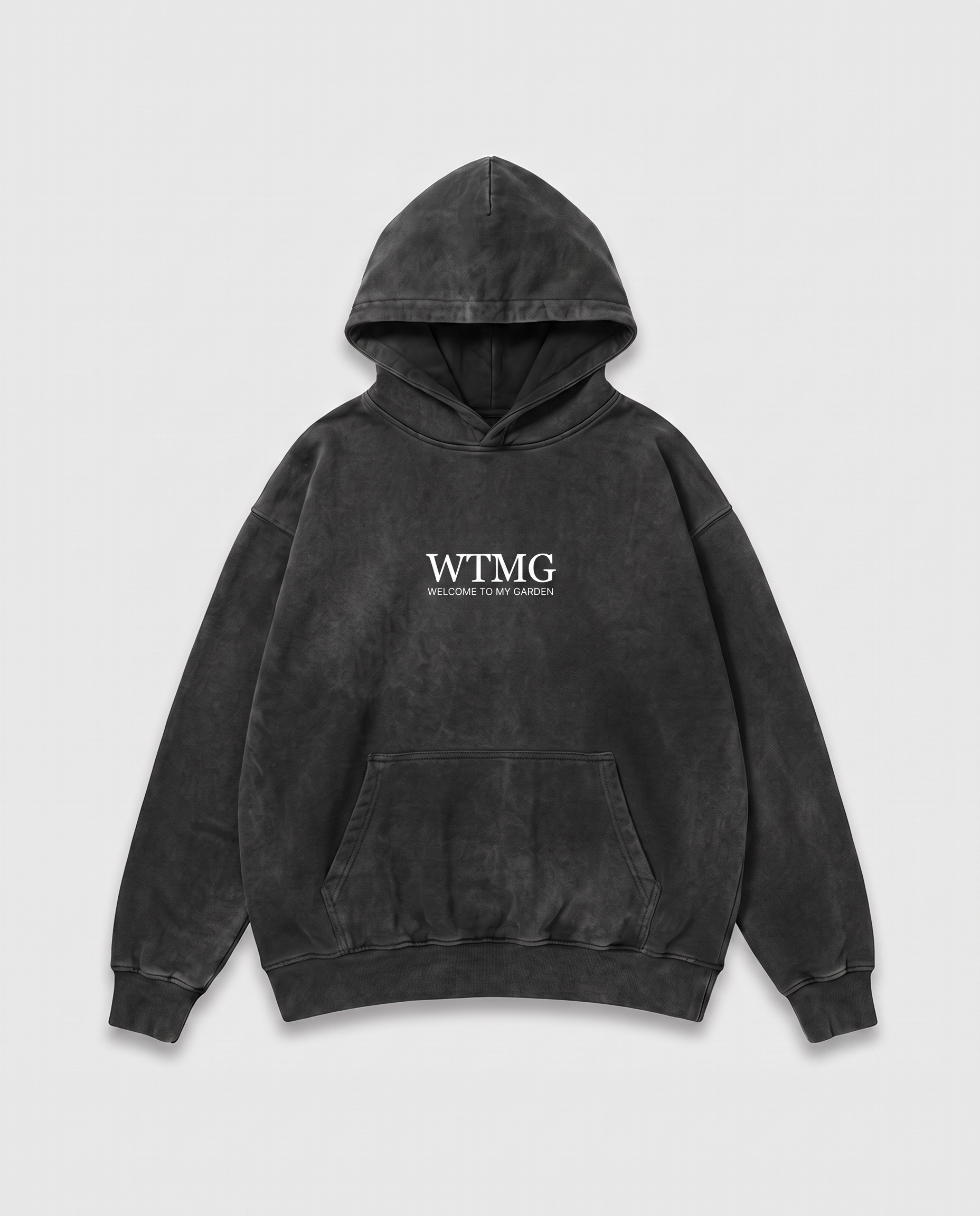 WTMG Hoodie Black Weißer Druck