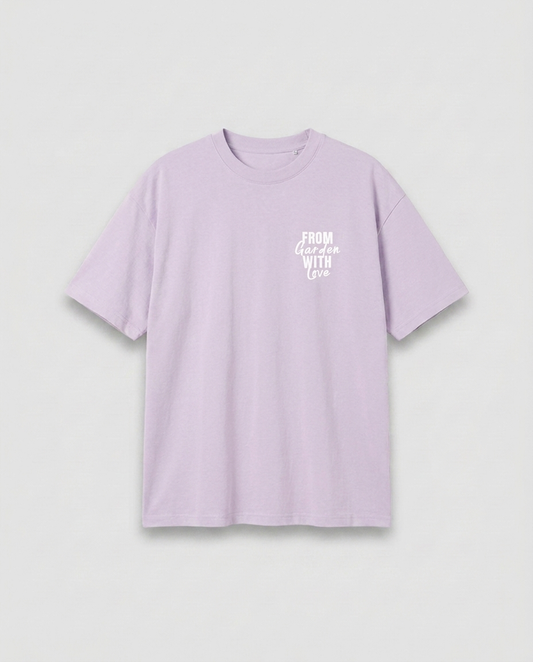 WTMG T-Shirt From Garden With Love - Lilac - Vorderseite