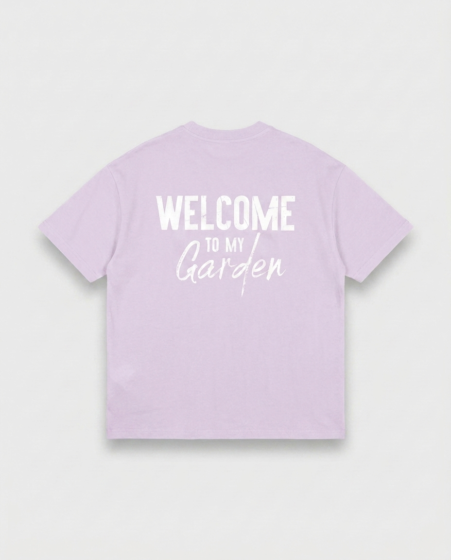 WTMG T-Shirt From Garden With Love - Lilac - Rückseite