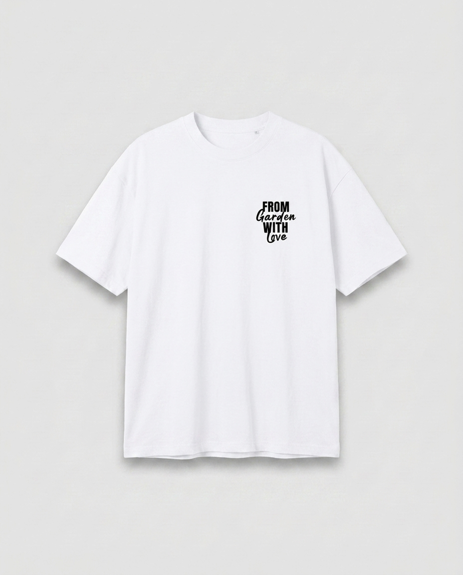 WTMG T-Shirt From Garden With Love - White - Vorderseite