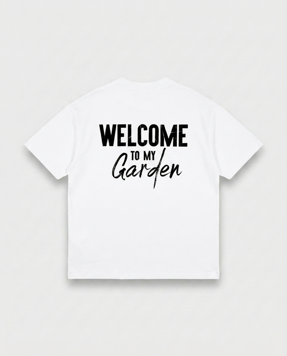 WTMG T-Shirt From Garden With Love - White - Rückseite
